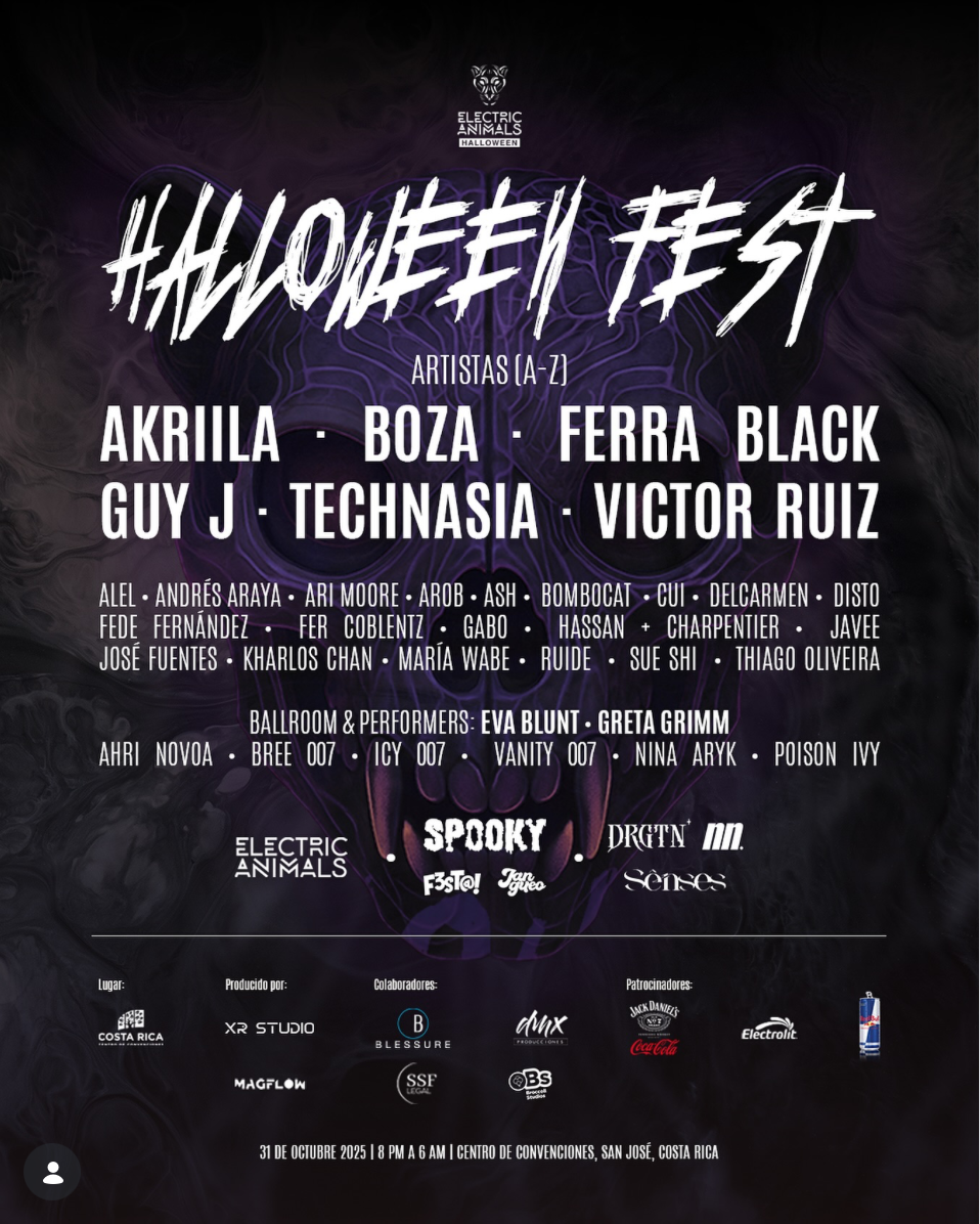 Costa Rica Centro de Convenciones | Electric Animal Halloween